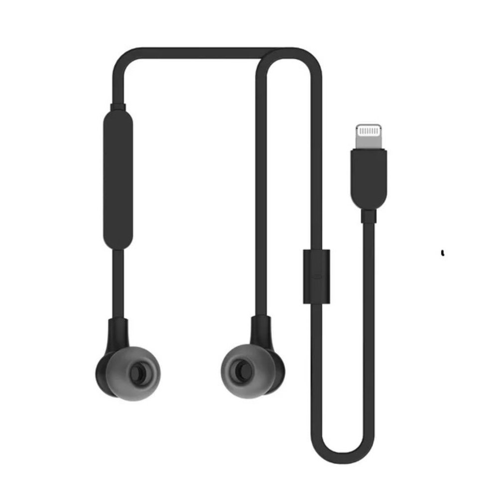 Groove onn In-ear Earphones with Microphone Lightning & Connector Black IPhone